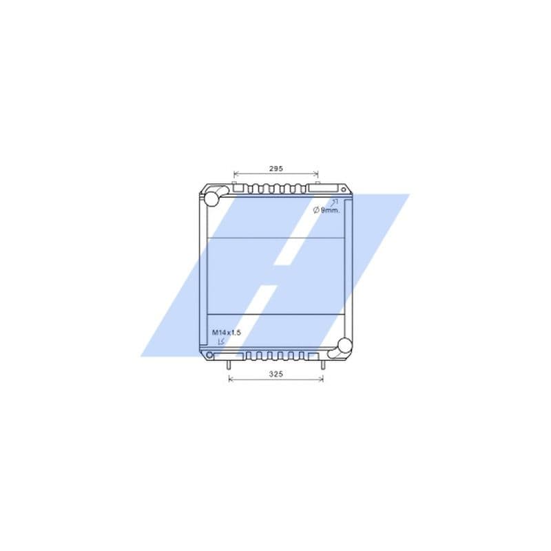 Radiator, racire motor HIGHWAY AUTOMOTIVE 10109006