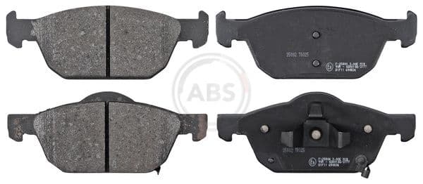 set placute frana,frana disc ABS 35002