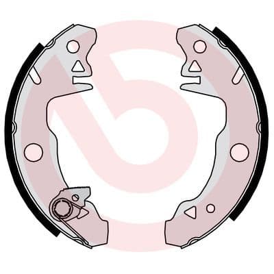 Set saboti frana BREMBO ESSENTIAL LINE S 68 509