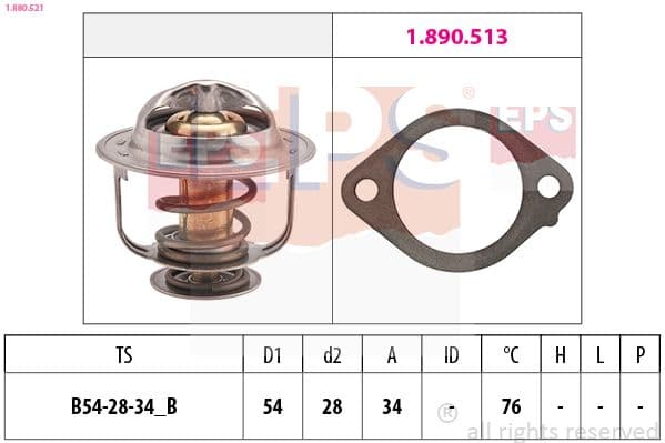 termostat,lichid racire EPS 1.880.521