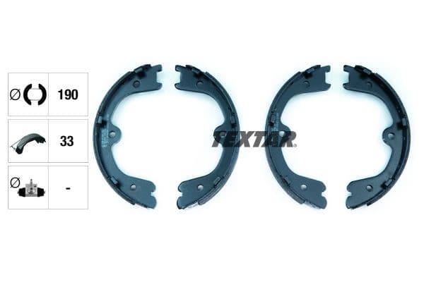 Set saboti frana, frana de mana TEXTAR 91073100
