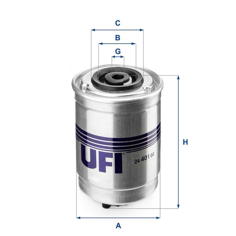 filtru combustibil UFI 24.401.00