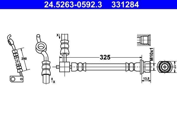 Furtun frana ATE 24.5263-0592.3