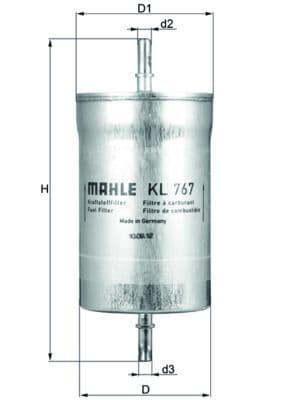 filtru combustibil MAHLE KL 767