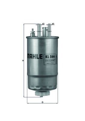 filtru combustibil MAHLE KL 566