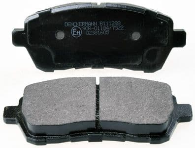 set placute frana,frana disc DENCKERMANN B111288