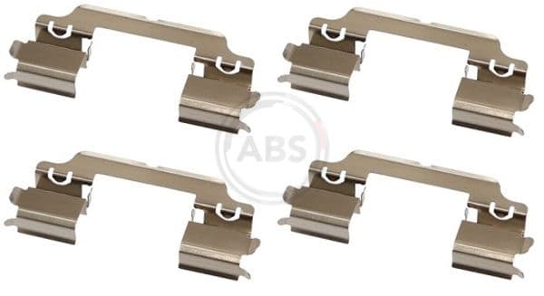 Set accesorii, placute frana ABS 1716Q