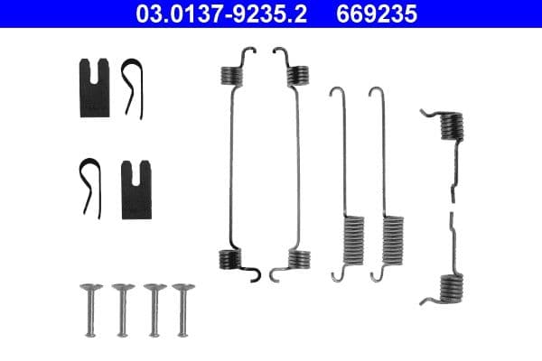 Set accesorii, sabot de frana ATE 03.0137-9235.2