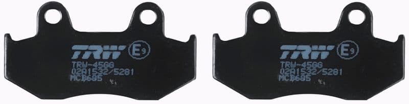 set placute frana,frana disc TRW Organic Allround MCB685