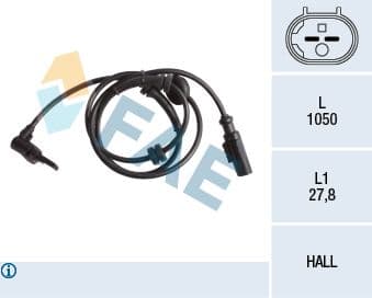 senzor,turatie roata FAE 78250