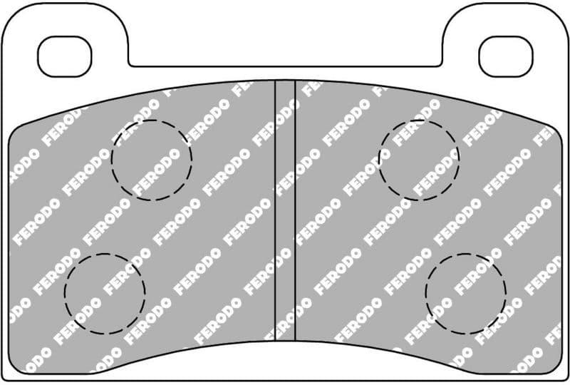 set placute frana,frana disc FERODO FCP461H