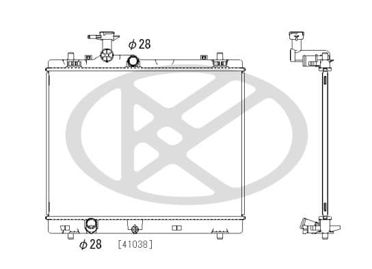 Radiator, racire motor KOYORAD PL103293