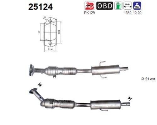 Catalizator AS-PL 25124