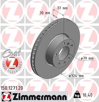 Disc frana ZIMMERMANN COAT Z 150.1271.20
