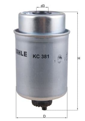 filtru combustibil MAHLE KC 381