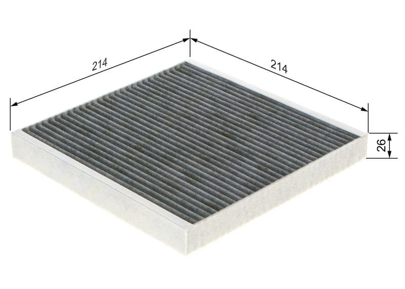 Filtru, aer habitaclu BOSCH 1 987 432 499