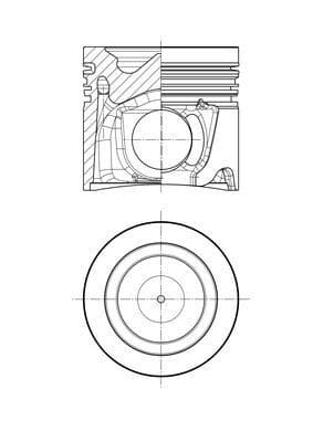 Piston MAHLE 007 PI 00175 000