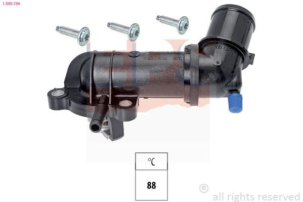 termostat,lichid racire EPS Made in Italy - OE Equivalent 1.880.786
