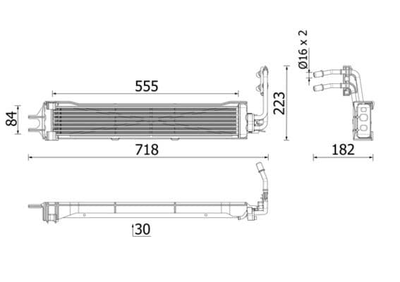 Radiator racire ulei, cutie de viteze automata MAHLE BEHR *** PREMIUM LINE *** CLC 333 000P