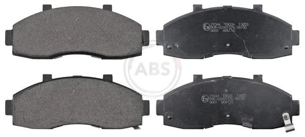 set placute frana,frana disc ABS 37044