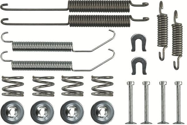 Set accesorii, sabot de frana TRW SFK465