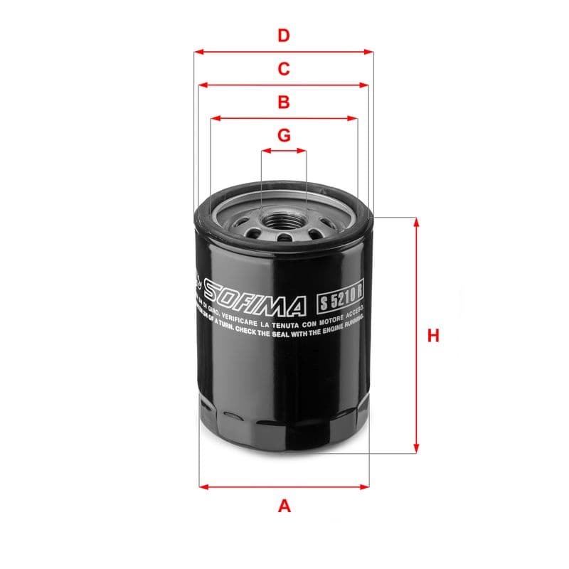 Filtru ulei SOFIMA S 5210 R