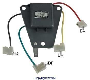 Regulator, alternator WAI Transpo CE552