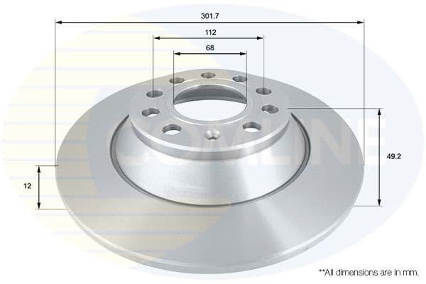 Disc frana COMLINE ADC1471