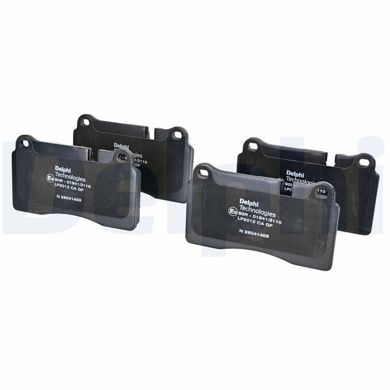 set placute frana,frana disc DELPHI LP2012
