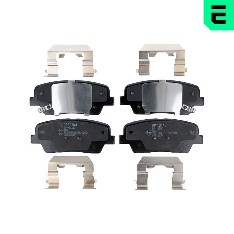 set placute frana,frana disc OPTIMAL BP-13005