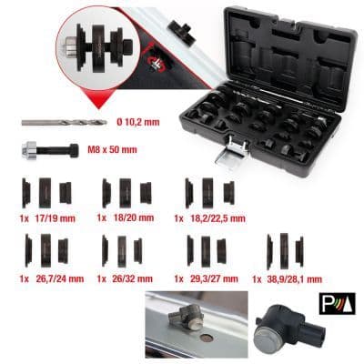 Set mașină găurit prin ștanțare, senzor (asistență parcare) KS TOOLS 140.2650