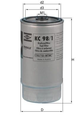 filtru combustibil KNECHT KC 98/1