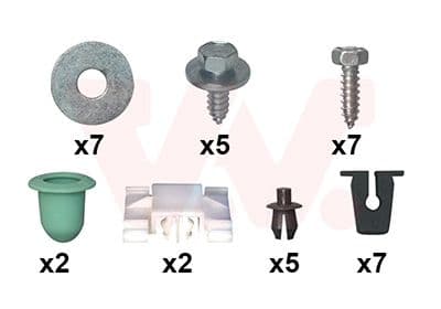 Set montaj, aripa laterala VAN WEZEL 5880796