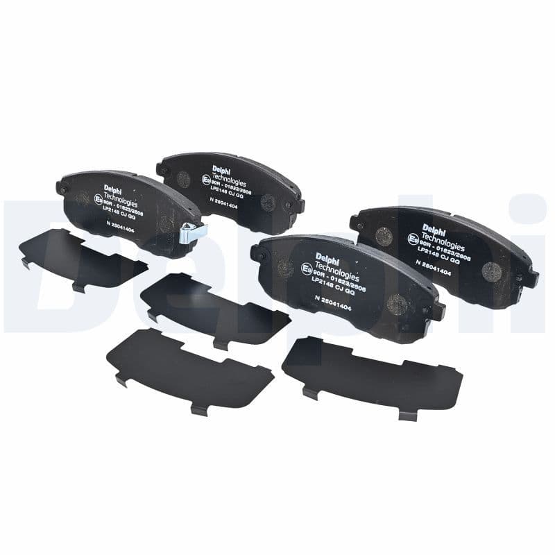 set placute frana,frana disc DELPHI LP2148