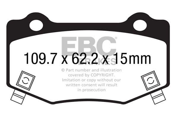 set placute frana,frana disc EBC Brakes DP43023R