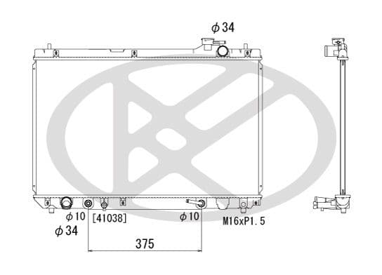 Radiator, racire motor KOYORAD PL011550