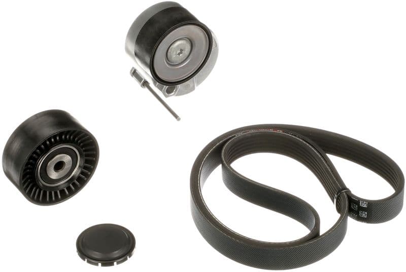 Set curea transmisie cu caneluri GATES Micro-V® UNIQUE FIT K036PK1550XS