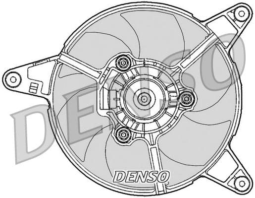 Ventilator, radiator DENSO DER09090
