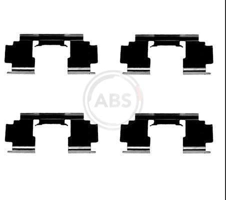 Set accesorii, placute frana ABS 1276Q