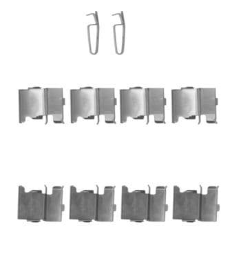 Set accesorii, placute frana TEXTAR 82513100