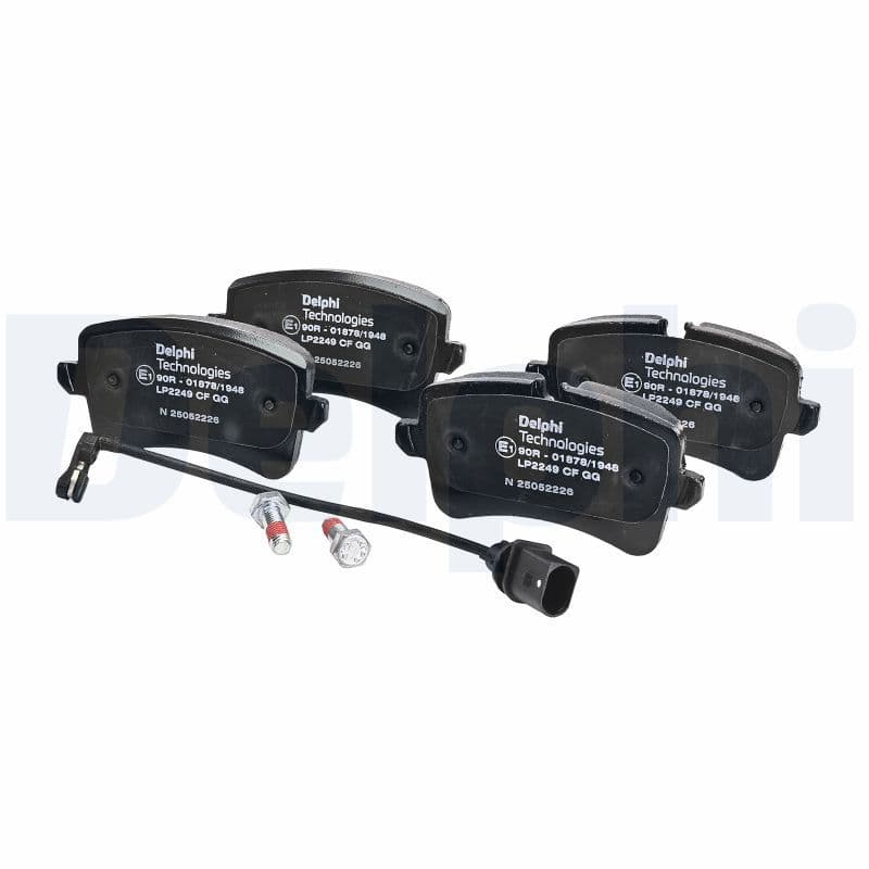 set placute frana,frana disc DELPHI LP2249