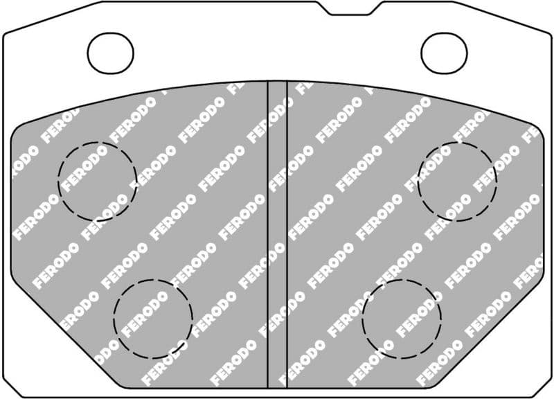 set placute frana,frana disc FERODO FCP96H