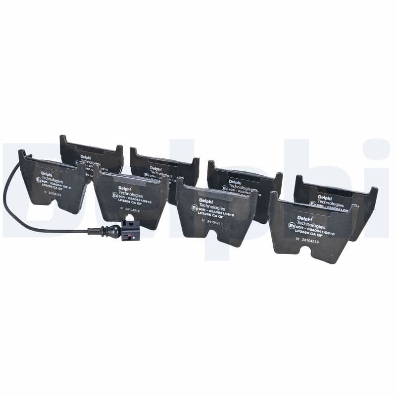 set placute frana,frana disc DELPHI LP3266