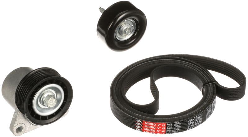 Set curea transmisie cu caneluri GATES Micro-V® K016PK2228