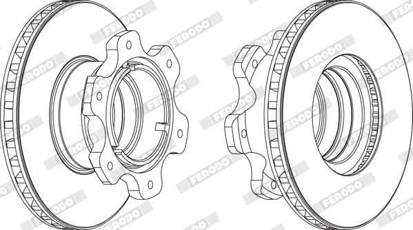 Disc frana FERODO PREMIER FCR208A