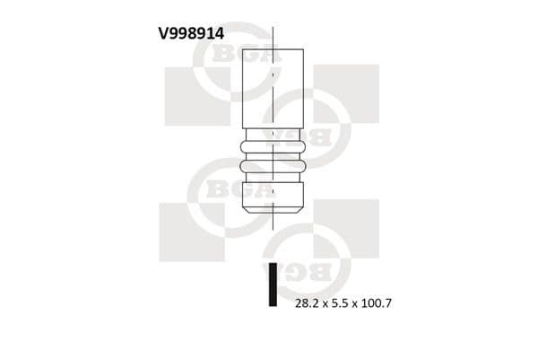 Supapa admisie BGA V998914