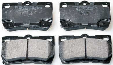 set placute frana,frana disc DENCKERMANN B111257