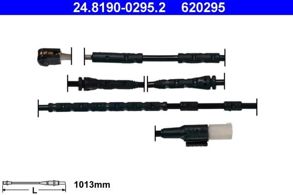 senzor de avertizare,uzura placute de frana ATE 24.8190-0295.2