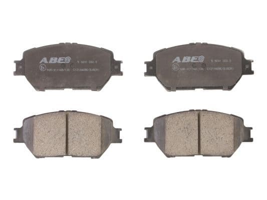 set placute frana,frana disc ABE C12104ABE