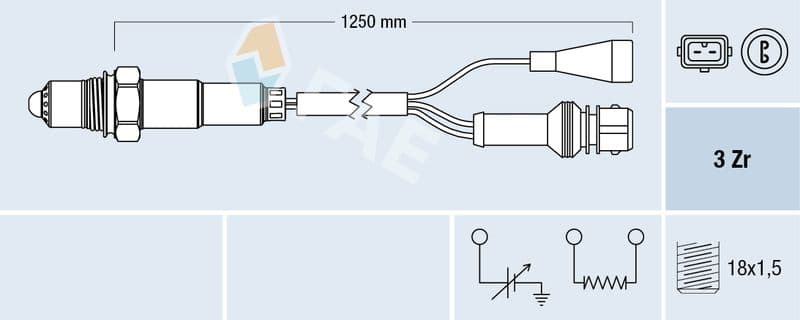 Sonda Lambda FAE 77108